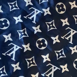 Louis-Vuitton Silk Louis-Vuitton Scarf Shawl Louis-Vuitton Monogram Shawl L V
